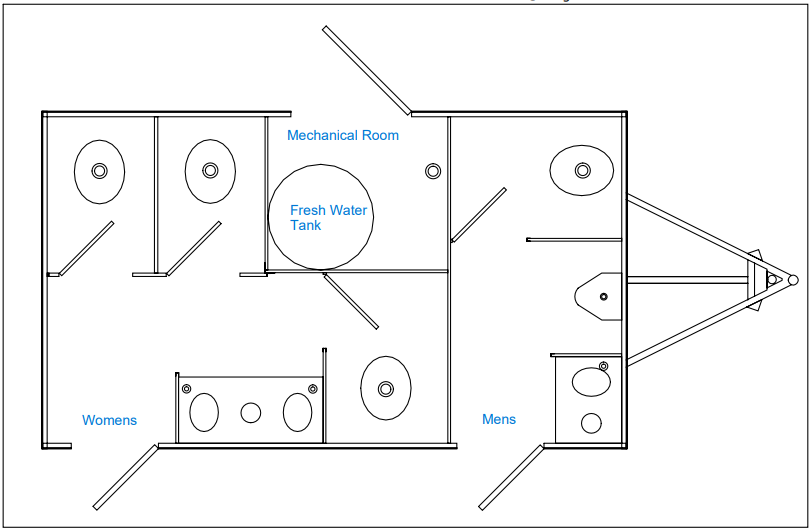 RESTROOM TRAILER (5 UNIT MODEL)