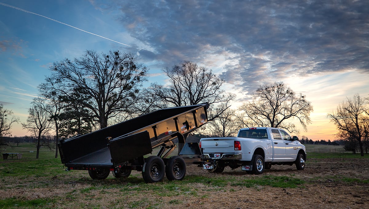 14' DUMP TRAILER - BUMPER PULL