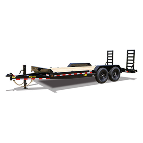 14' EQUIPMENT TRAILER W/ MEGA RAMPS - BUMPER PULL