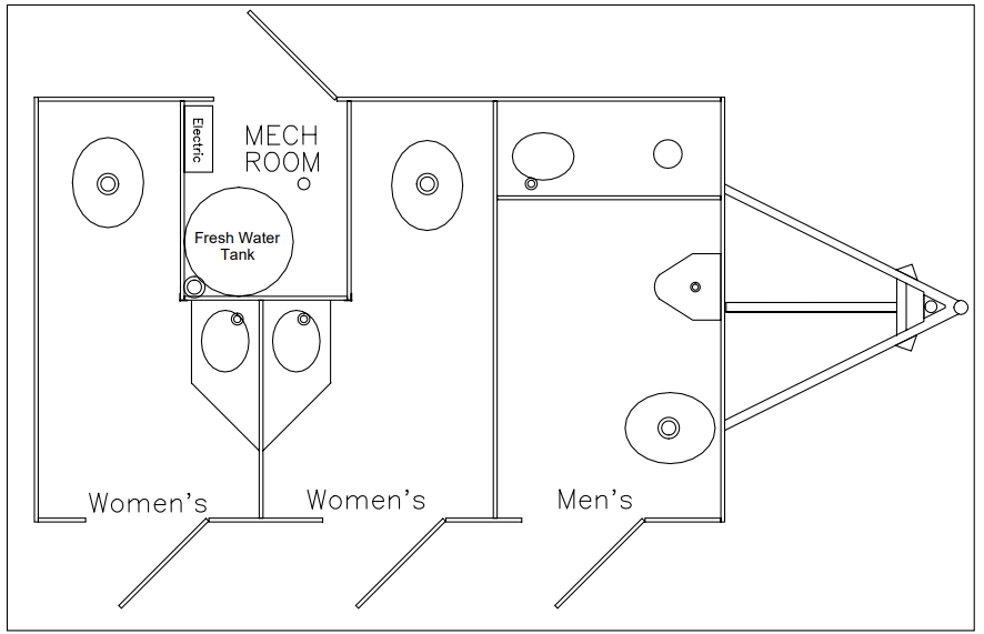 RESTROOM TRAILER (3 UNIT MODEL)