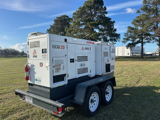 ANA Boss 25-15 25 KVA Trailer Mounted Hybrid Generator Used Unit 1 $75,000