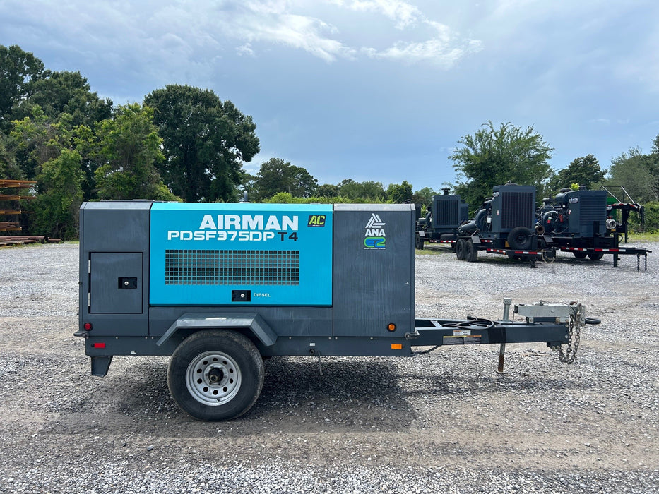 ANA PDSF375DPC-6E1 Trailer Mounted Air Compressor Used $35,000