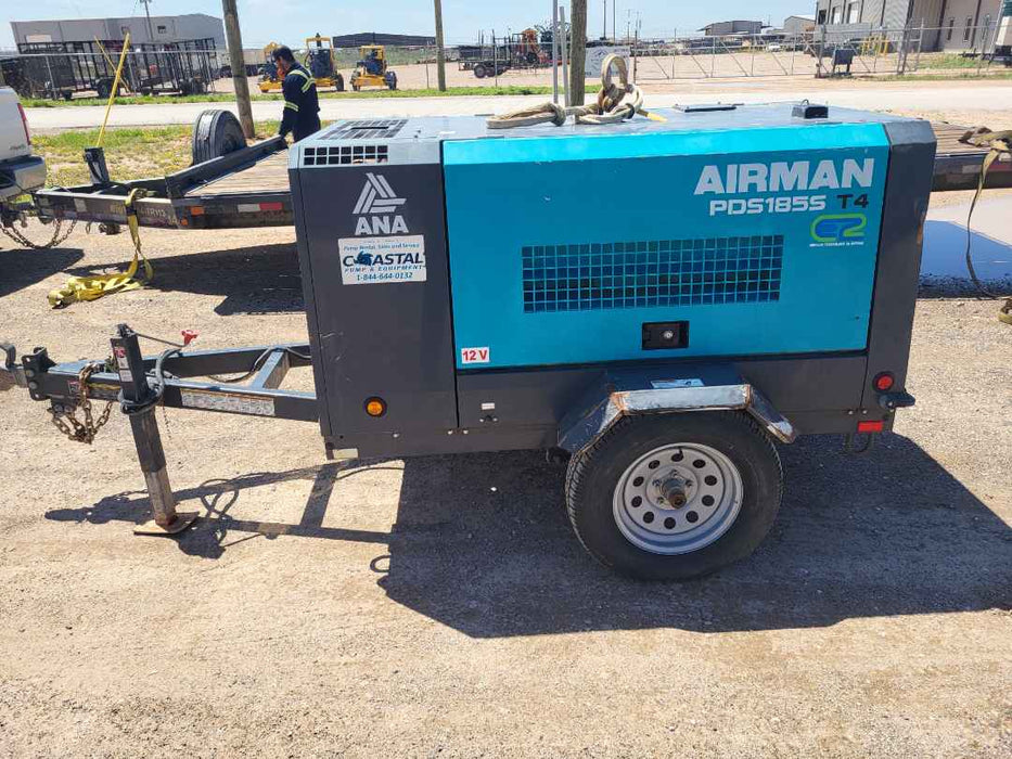 ANA PDS185S-6E1 Trailer Mounted Air Compressor Used $15,000