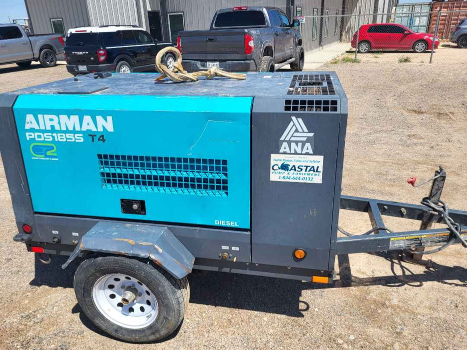 ANA PDS185S-6E1 Trailer Mounted Air Compressor Used $15,000