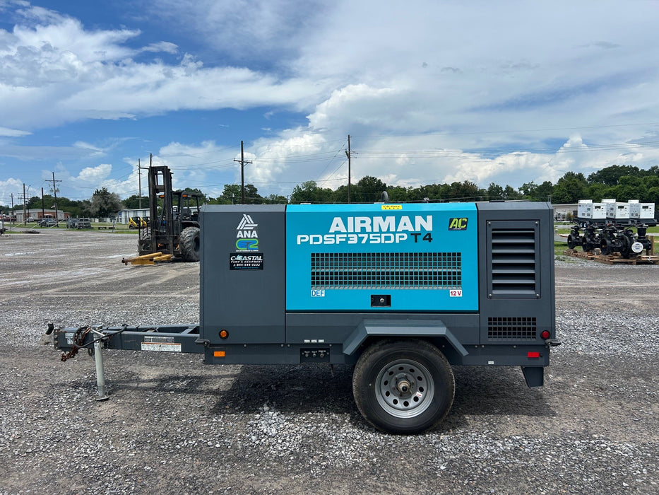 ANA PDSF375DPC-6E1 Trailer Mounted Air Compressor Used $32,000