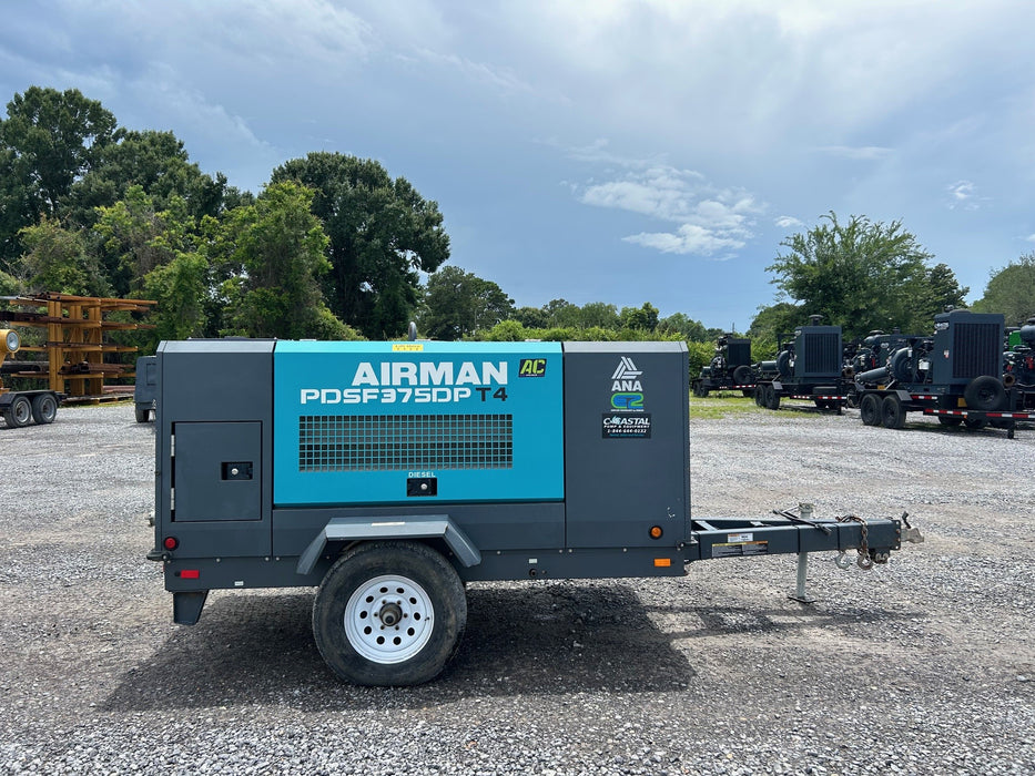 ANA PDSF375DPC-6E1 Trailer Mounted Air Compressor Used $32,000