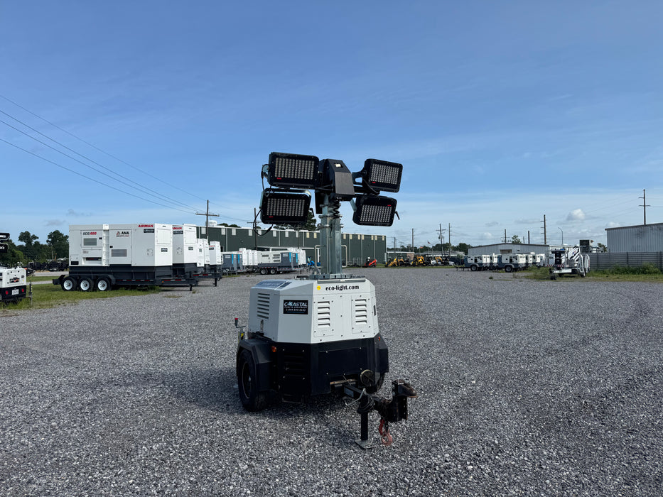 Towable Light Tower | 4kW Generator, 4 x 320W LED, 26 ft. Vertical Mast, Diesel Powered
