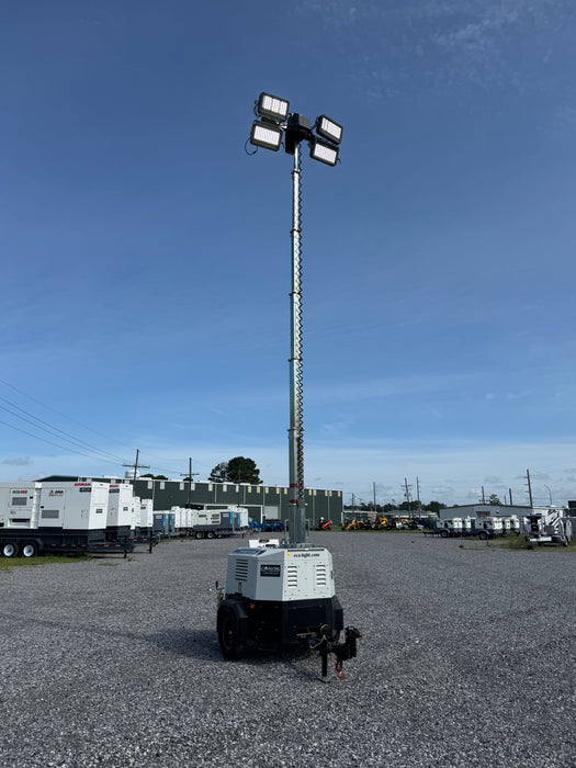 Towable Light Tower | 4kW Generator, 4 x 320W LED, 26 ft. Vertical Mast, Diesel Powered