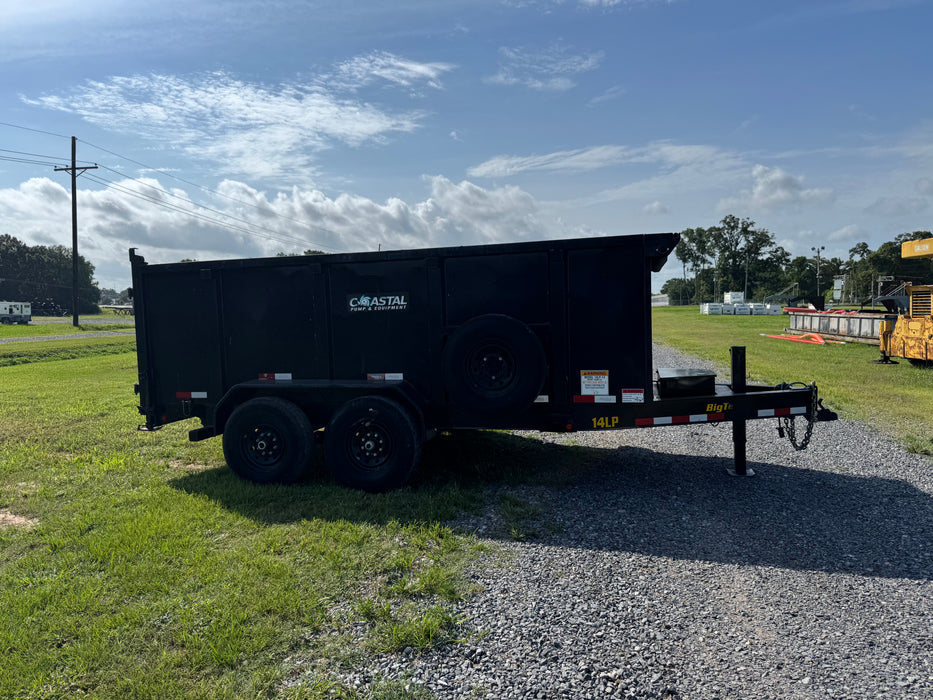 High Side 14' Dump Trailer - Bumper Pull