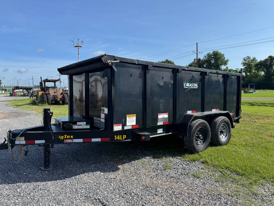 High Side 14' Dump Trailer - Bumper Pull