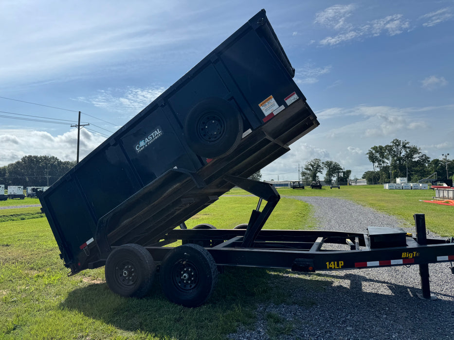 High Side 14' Dump Trailer - Bumper Pull