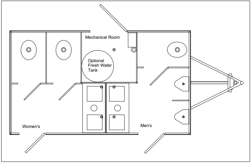 Restroom Trailer (5 Unit Model)