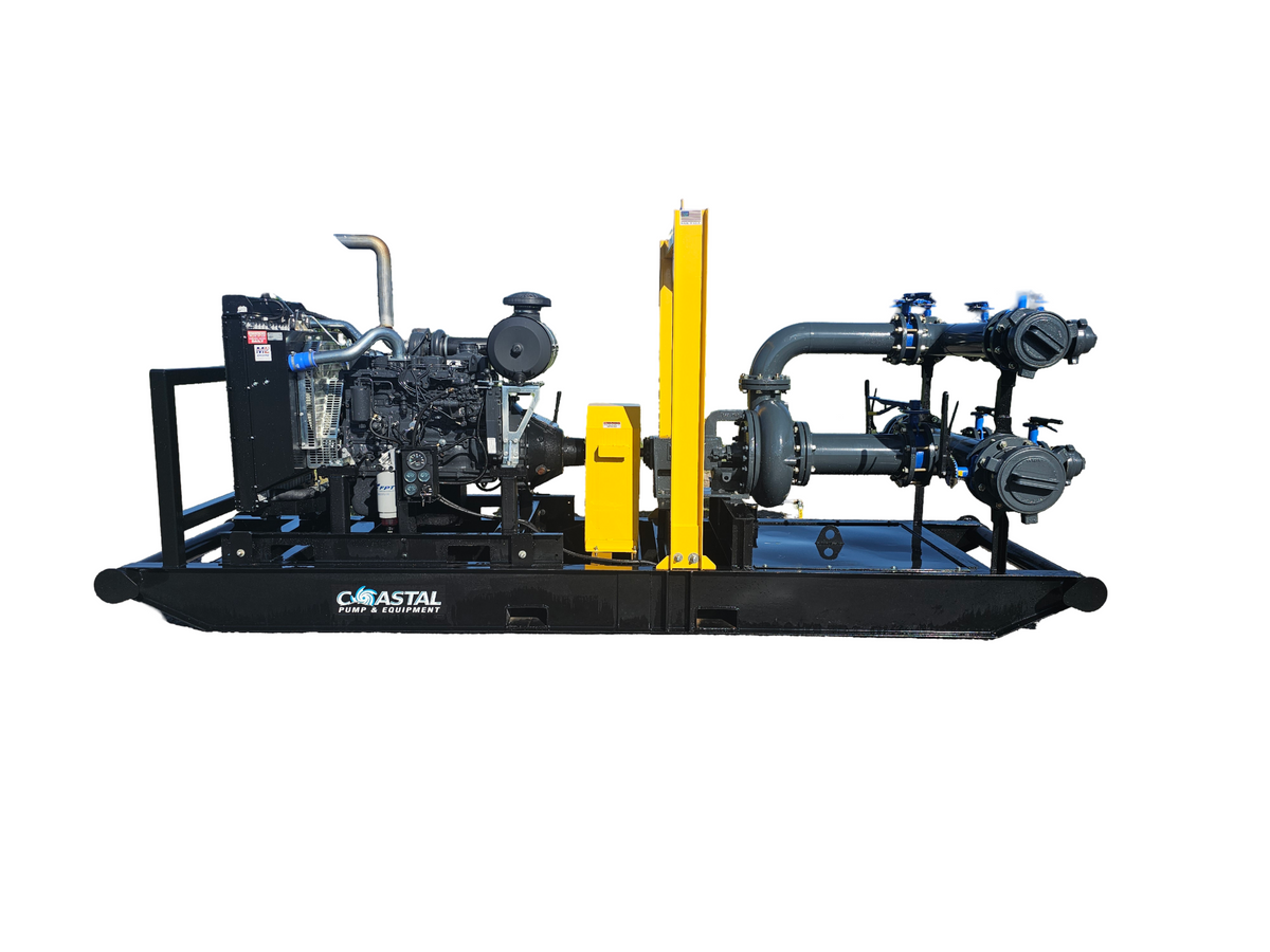 New 2024 Skid Mounted 6x8x14 Mud Pump — Coastal Pumps